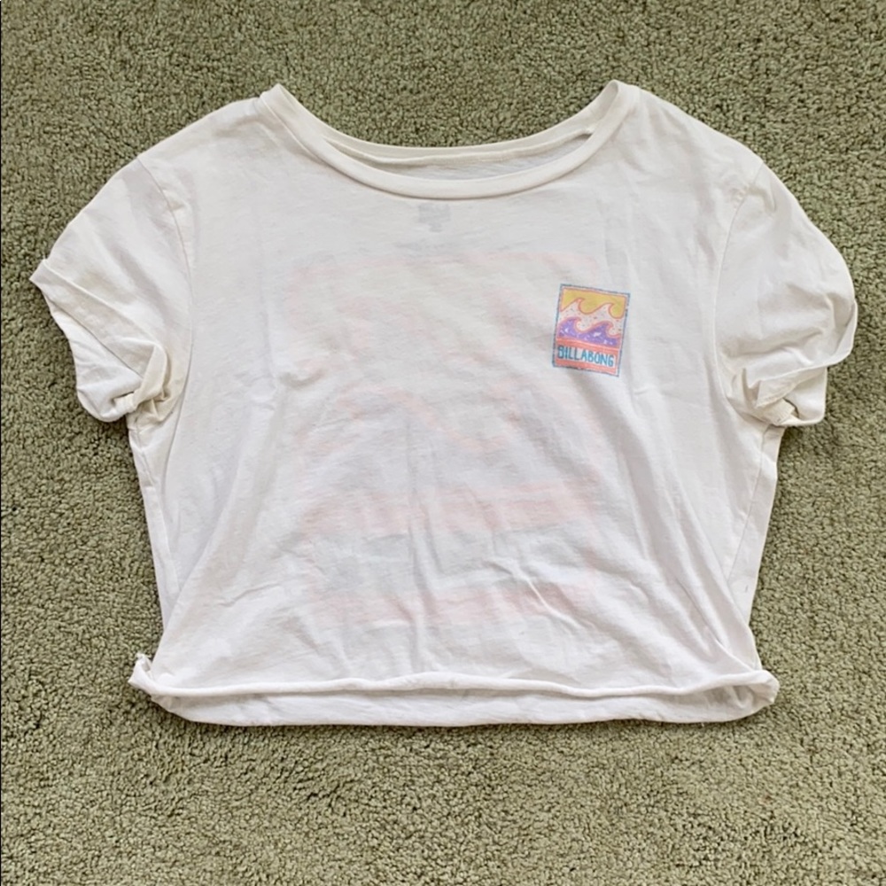 White billabong tshirt